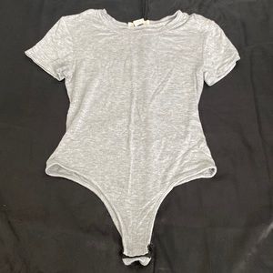 Gray bodysuit